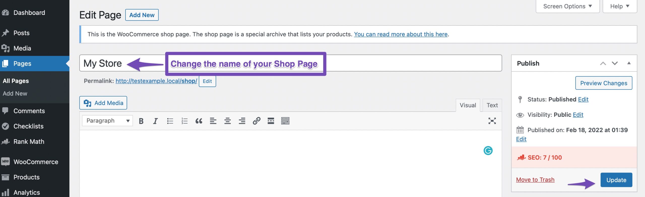 How To Change Woocommerce Shop Page Title (Step By Step Guide)