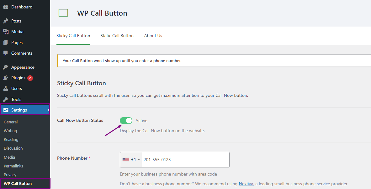 How to Make a Phone Number Clickable in WordPress
