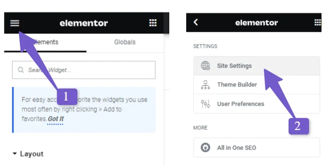 How to Add Back to Top Button in Elementor
