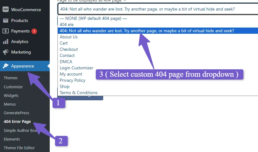 How To Create Custom 404 Page In WordPress