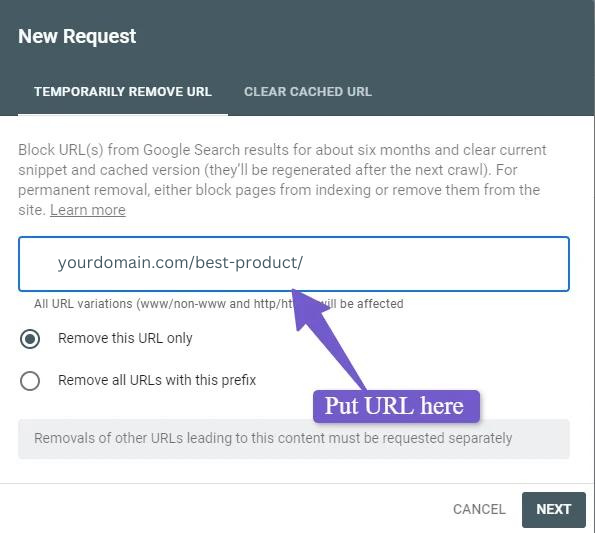 How To Remove URLs From Google Search 