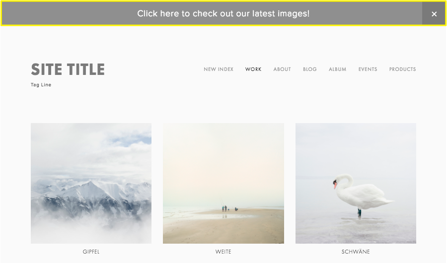 Customize Announcement Bar Style In Squarespace